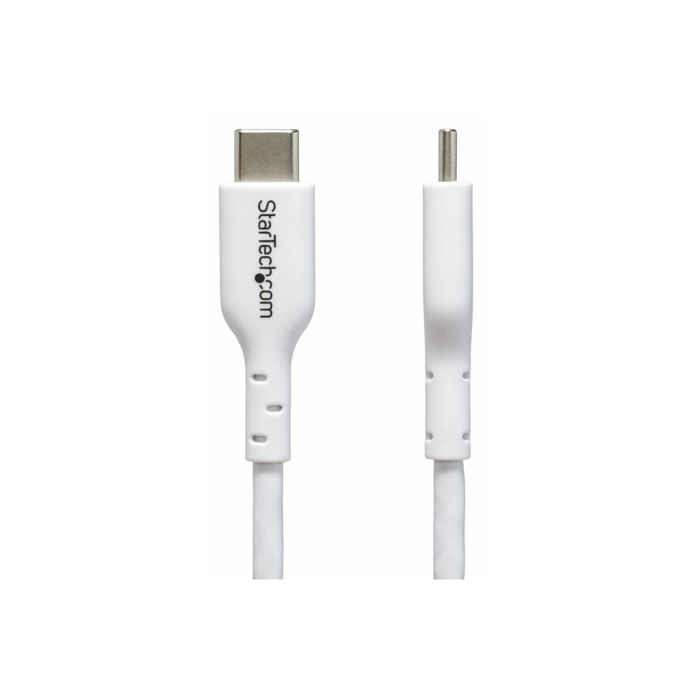 Produktbild för StarTech.com 3m White USB-C Charging Cable, USB C Cable, 60W 3A PD - USB typ C-kabel - USB-C till USB-C - 3 m