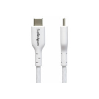 Produktbild för StarTech.com 3m White USB-C Charging Cable, USB C Cable, 60W 3A PD - USB typ C-kabel - USB-C till USB-C - 3 m