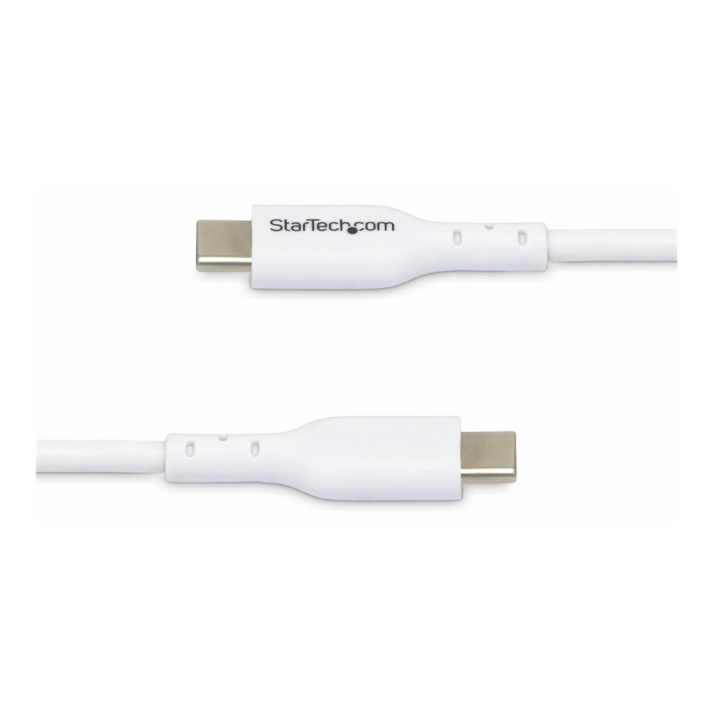Produktbild för StarTech.com 3m White USB-C Charging Cable, USB C Cable, 60W 3A PD - USB typ C-kabel - USB-C till USB-C - 3 m