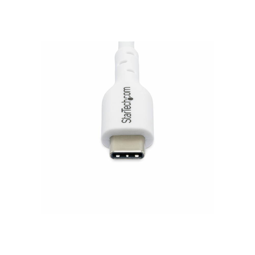 Produktbild för StarTech.com 3m White USB-C Charging Cable, USB C Cable, 60W 3A PD - USB typ C-kabel - USB-C till USB-C - 3 m