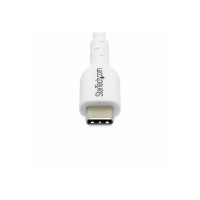 Produktbild för StarTech.com 3m White USB-C Charging Cable, USB C Cable, 60W 3A PD - USB typ C-kabel - USB-C till USB-C - 3 m
