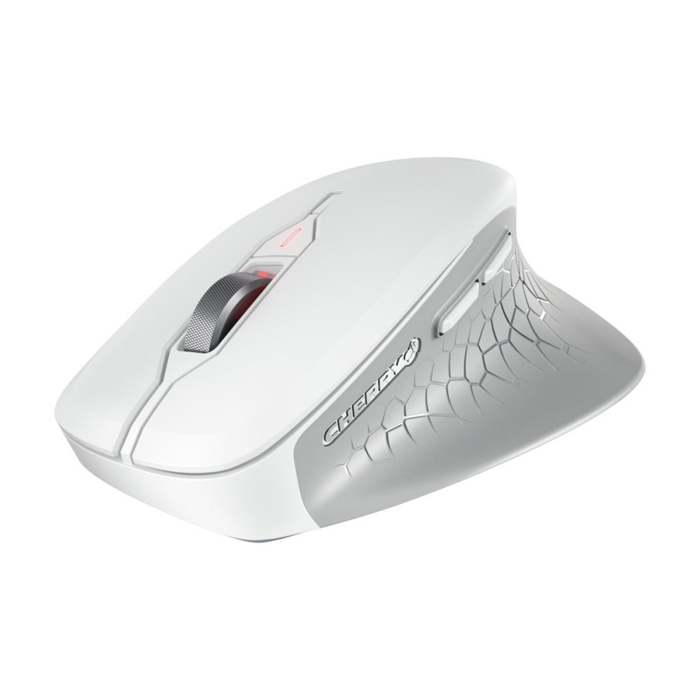 Produktbild för CHERRY STREAM MOUSE COMFORT - mus - 2.4 GHz - vit/grå