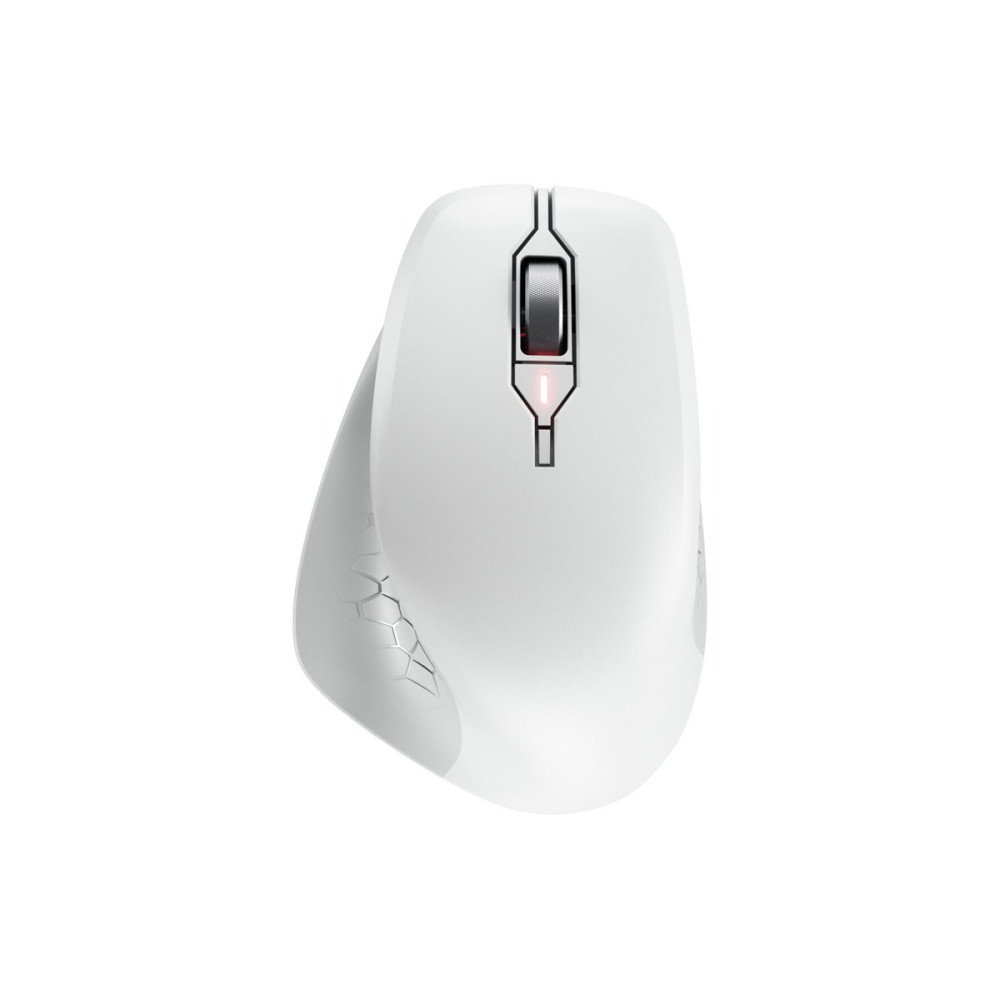Produktbild för CHERRY STREAM MOUSE COMFORT - mus - 2.4 GHz - vit/grå
