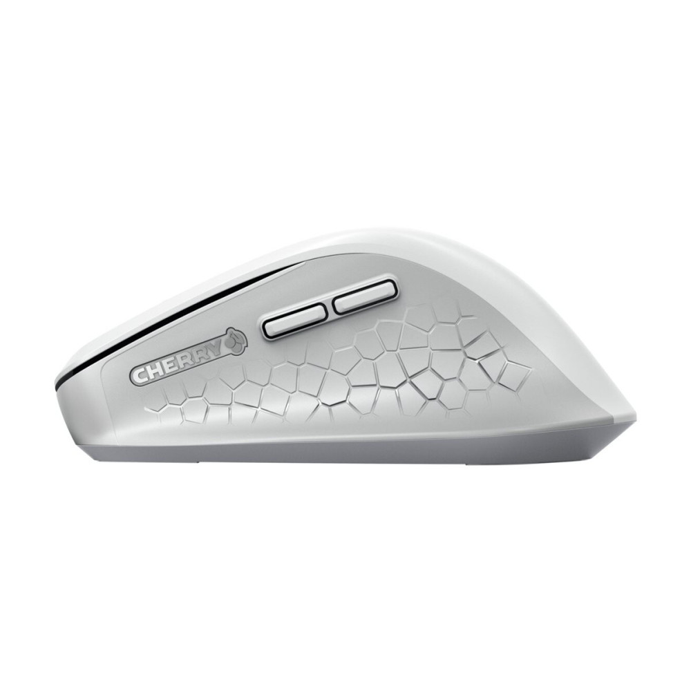 Produktbild för CHERRY STREAM MOUSE COMFORT - mus - 2.4 GHz - vit/grå