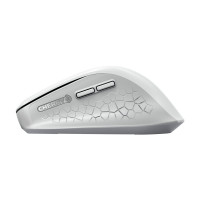 Produktbild för CHERRY STREAM MOUSE COMFORT - mus - 2.4 GHz - vit/grå