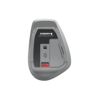 Produktbild för CHERRY STREAM MOUSE COMFORT - mus - 2.4 GHz - vit/grå