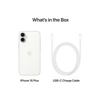 Produktbild för Apple iPhone 16 Plus - vit - 5G smartphone - 256 GB - GSM
