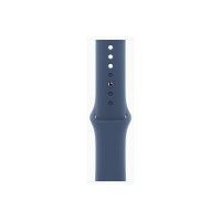 Produktbild för Apple Watch Series 10 (GPS) - silveraluminium - smart klocka med sportband - denim - 64 GB
