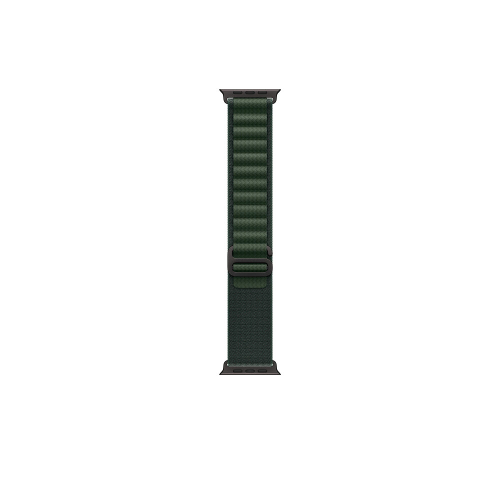 Produktbild för Apple Watch Ultra 2 - svart titan - smart klocka med Alpine Loop - mörkgrön - 64 GB