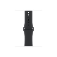 Produktbild för Apple Watch Series 10 (GPS + Cellular) - skiffer titan - smart klocka med sportband - svart - 64 GB
