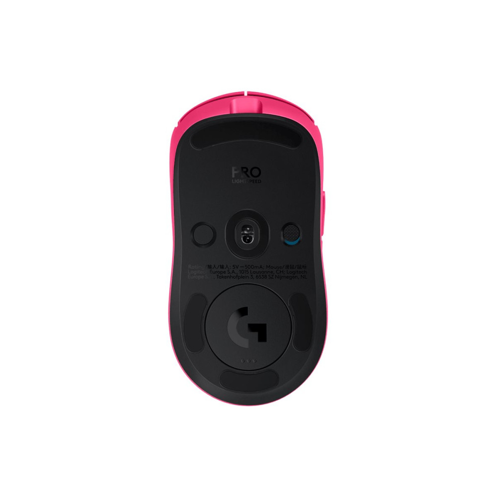 Produktbild för Logitech G PRO 2 - mus - gaming - 2.4 GHz, USB - rosa