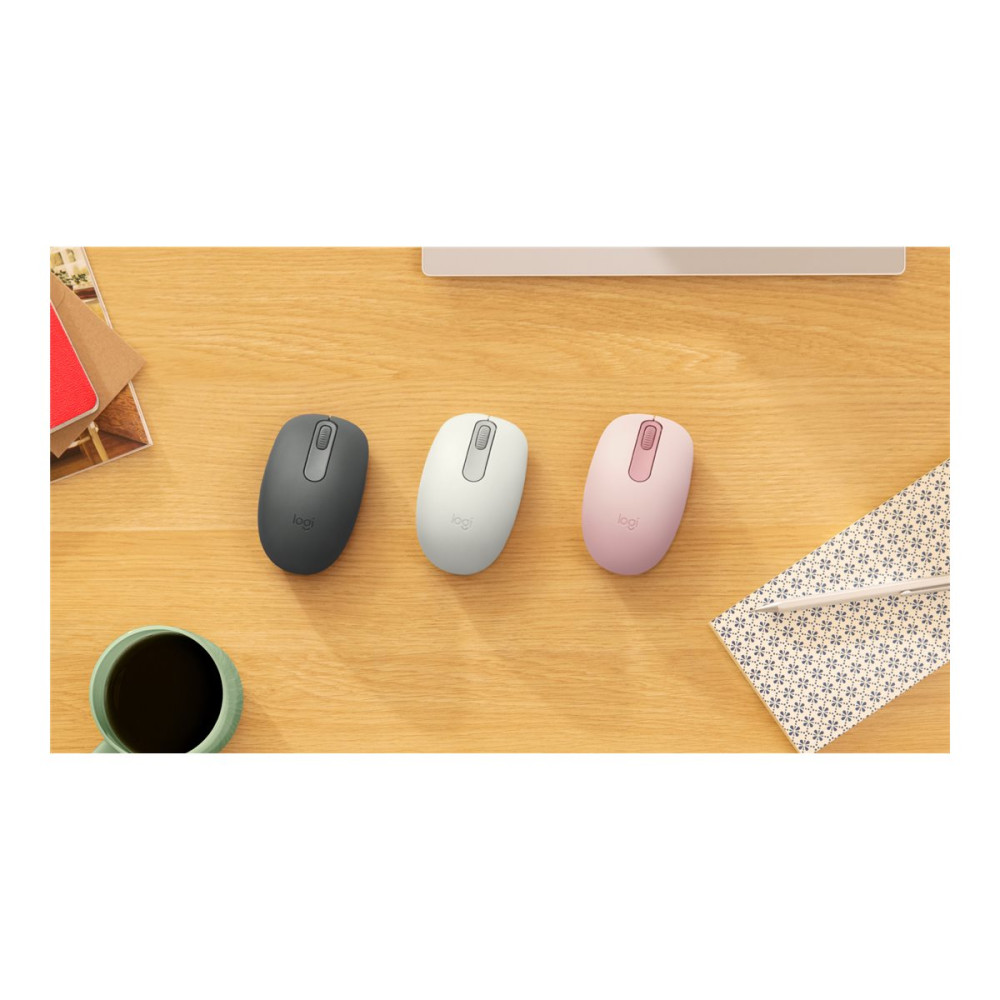 Produktbild för Logitech M196 - mus - Bluetooth - rosa