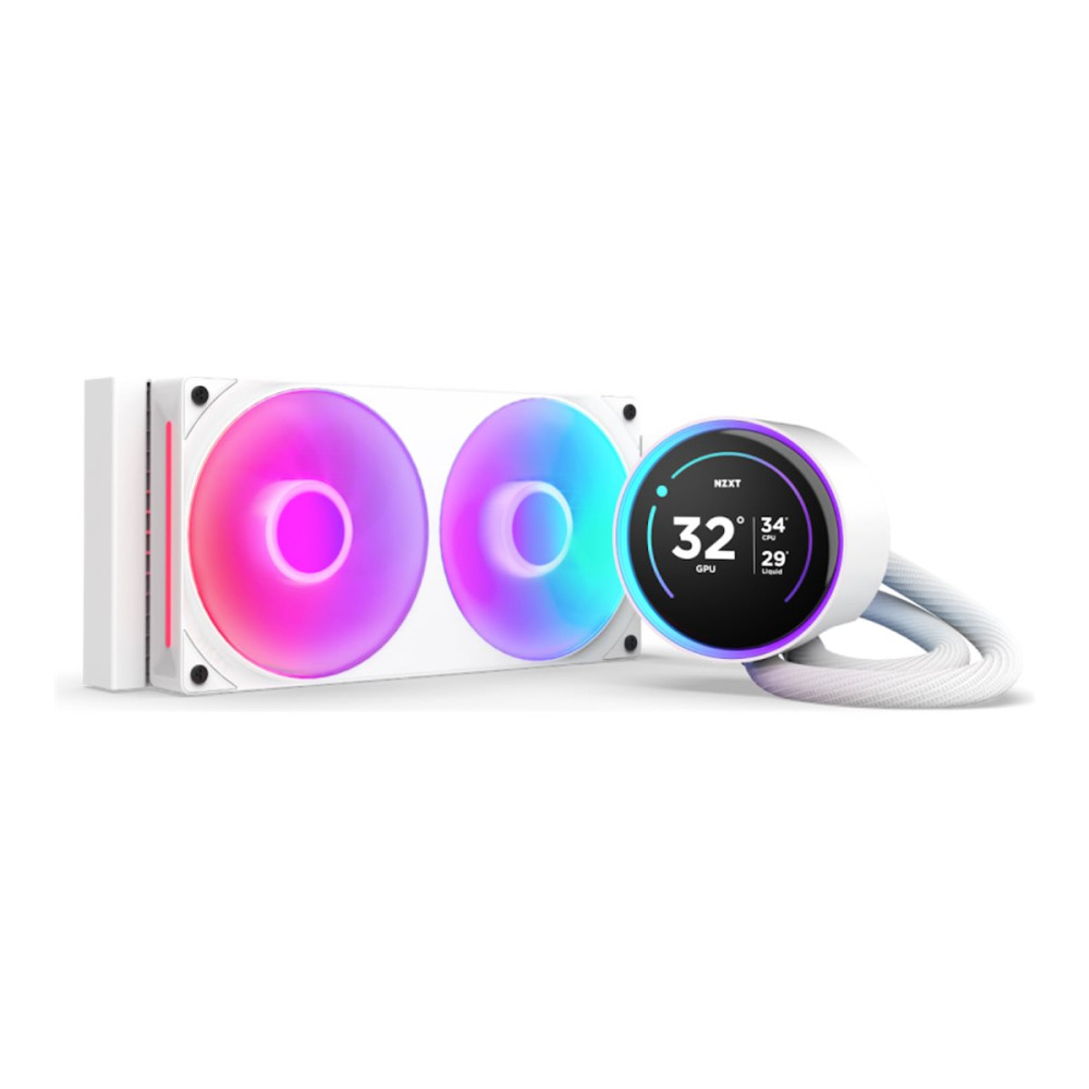 Produktbild för NZXT Kraken Elite 240 RGB - kylsystem med vätska till processorn - med LCD-display