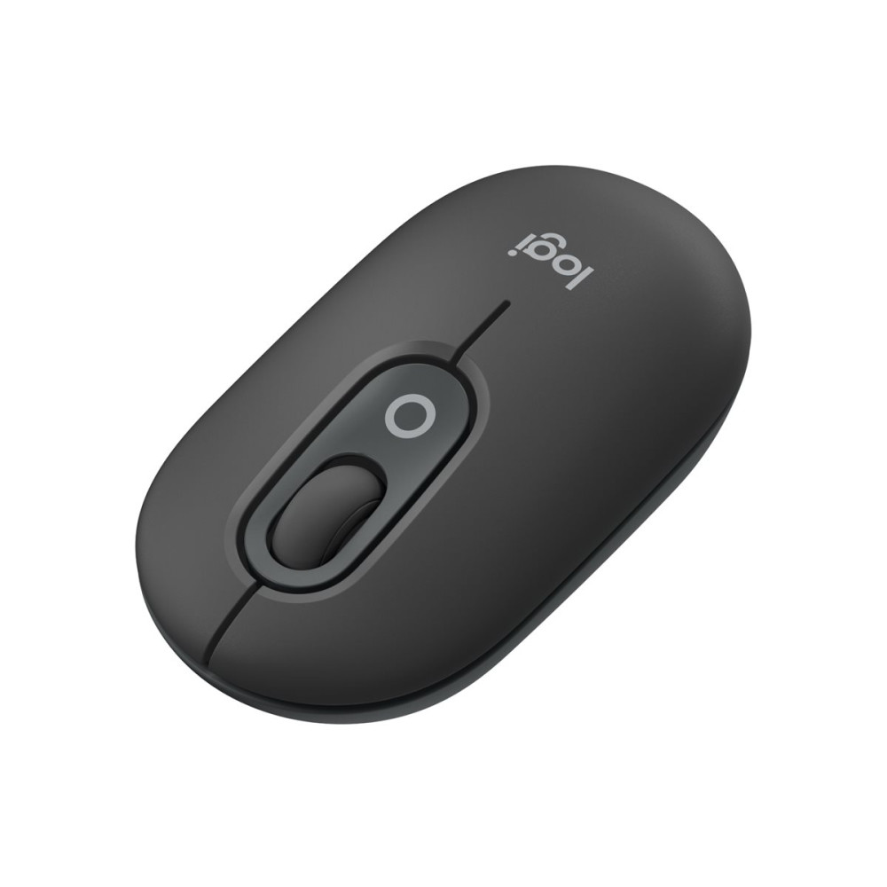 Produktbild för Logitech POP - mus - anpassningsbar emoji - Bluetooth 5.1 LE - grafit