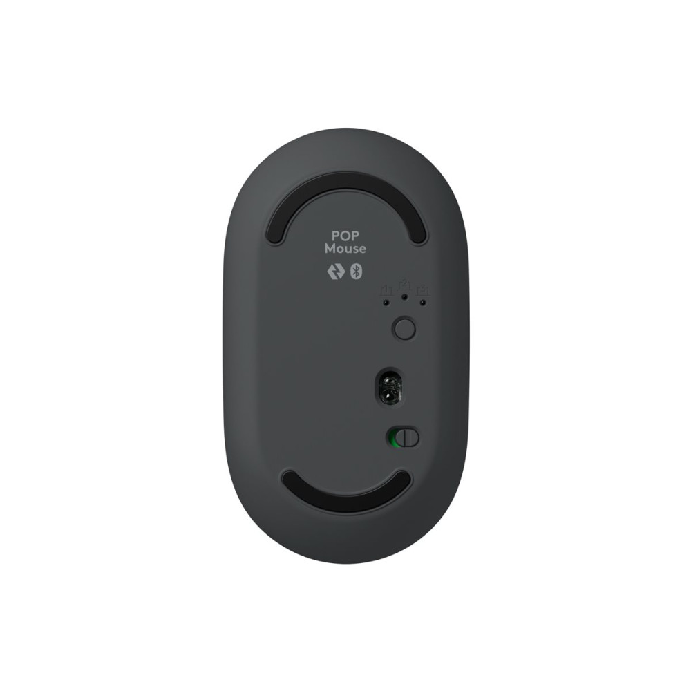 Produktbild för Logitech POP - mus - anpassningsbar emoji - Bluetooth 5.1 LE - grafit