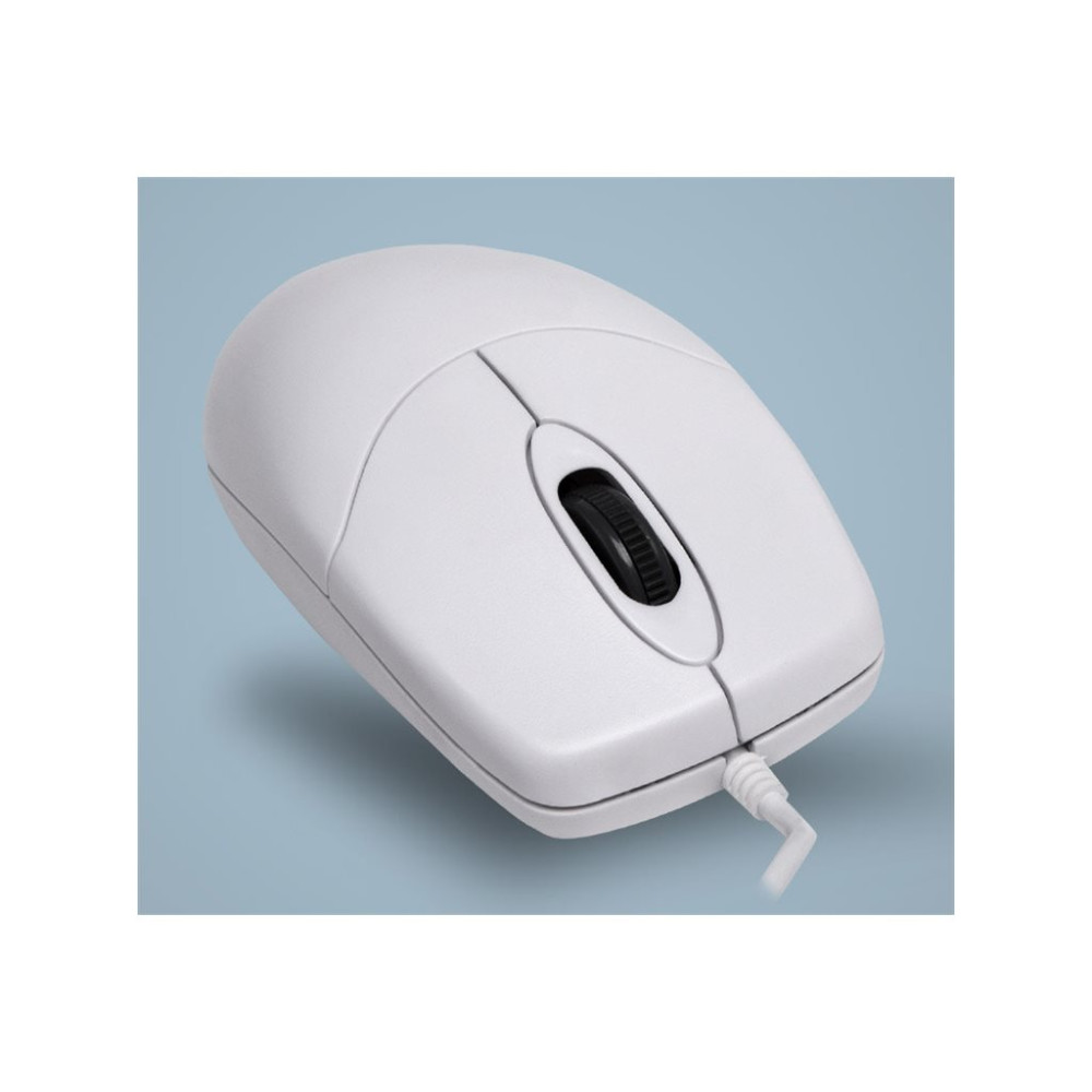 Produktbild för Contour Active Key AK-PMJ1 - Standard Sized - mus - hygienic design - USB 2.0 - vit