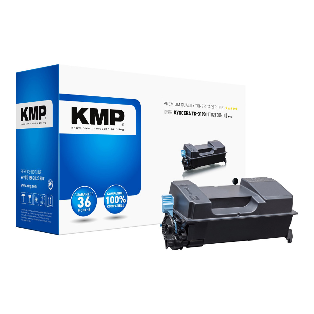 Produktbild för KMP K-T82 - svart - kompatibel - tonerkassett (alternativ för: Kyocera 1T02T60NL0)