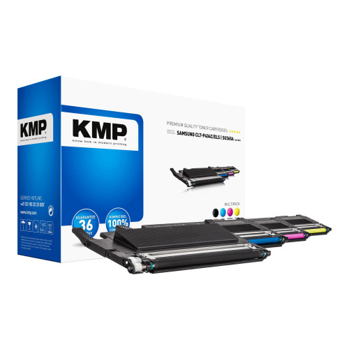 KMP KMP SA-T89V - 4-pack - svart, gul, cyan, magenta - kompatibel - tonerkassett (alternativ för: Samsung CLT-C404S/ELS, Samsung CLT-K404S, Samsung CLT-M404S, Samsung CLT-Y404S)