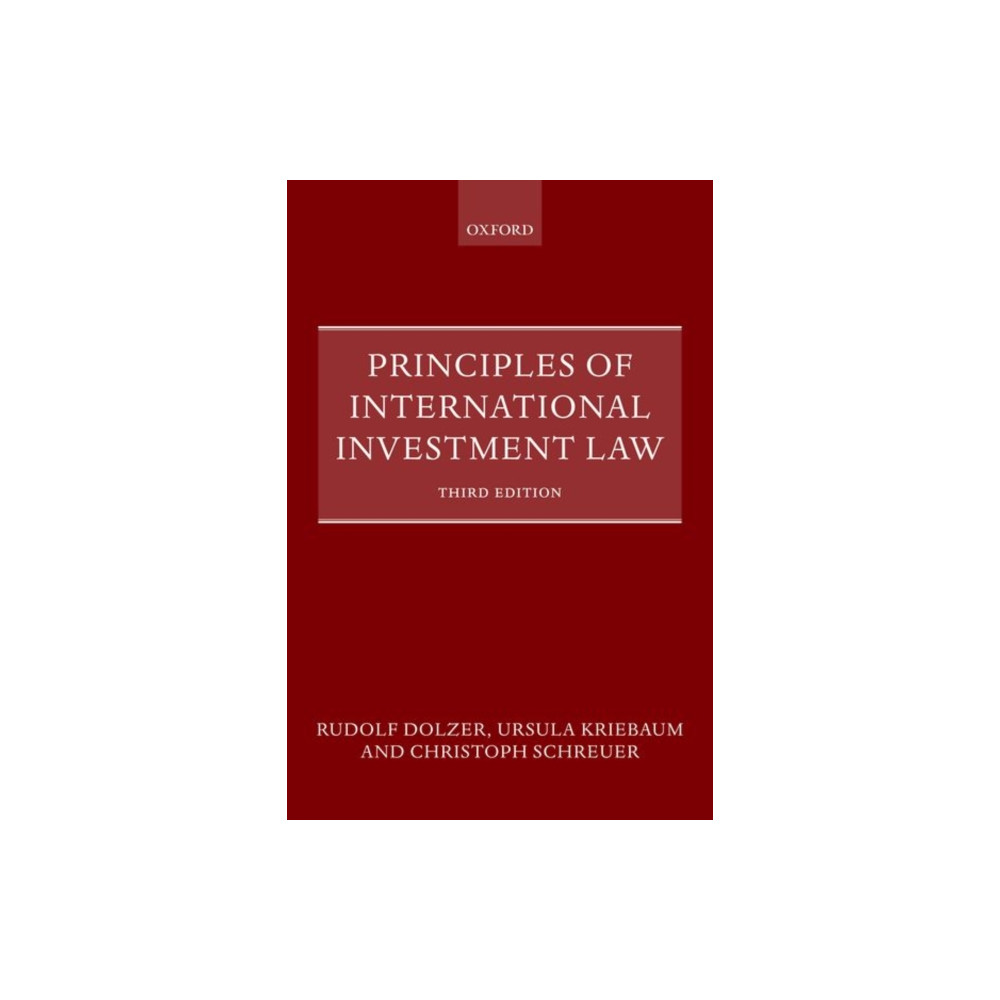 Produktbild för Principles of International Investment Law (häftad, eng)