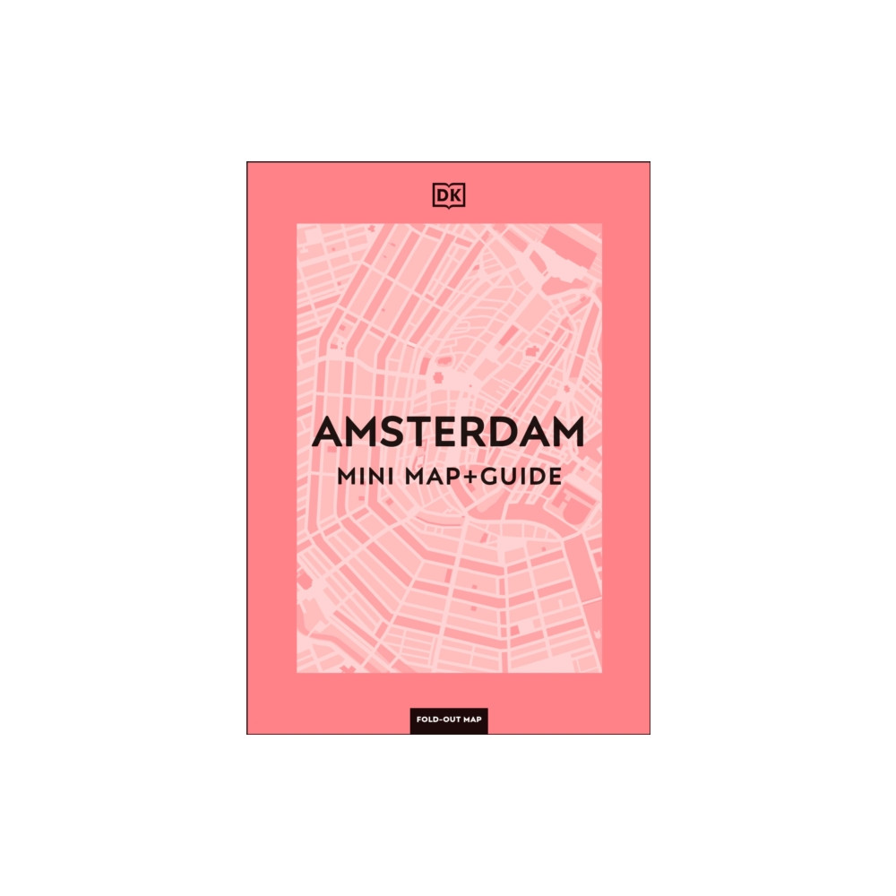 Produktbild för DK Amsterdam Mini Map and Guide (häftad, eng)