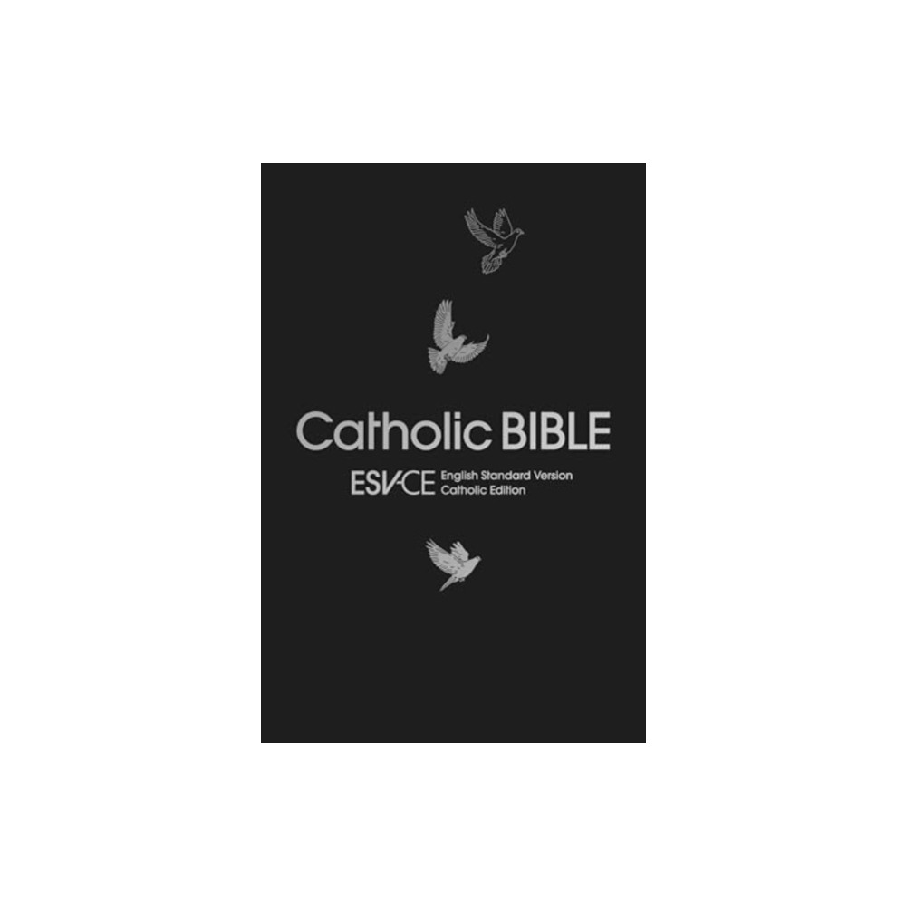 Produktbild för ESV-CE Catholic Bible, Black Paperback, Dove Illustration, British Liturgical Bible, ESV-CE, Paperback, Standard size (häftad, eng)