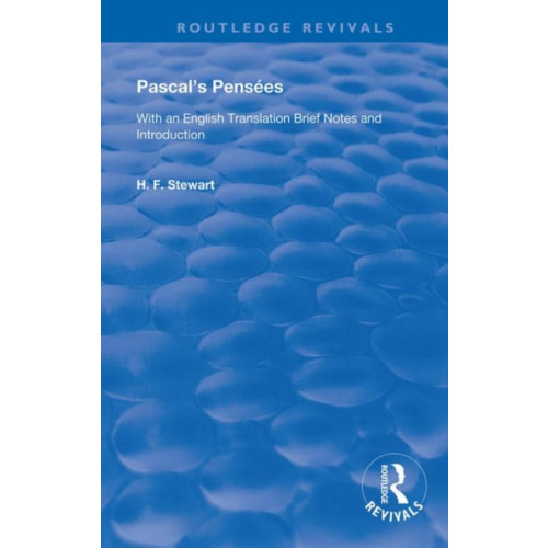 Taylor & francis ltd Pascal's Pensees (häftad, eng)