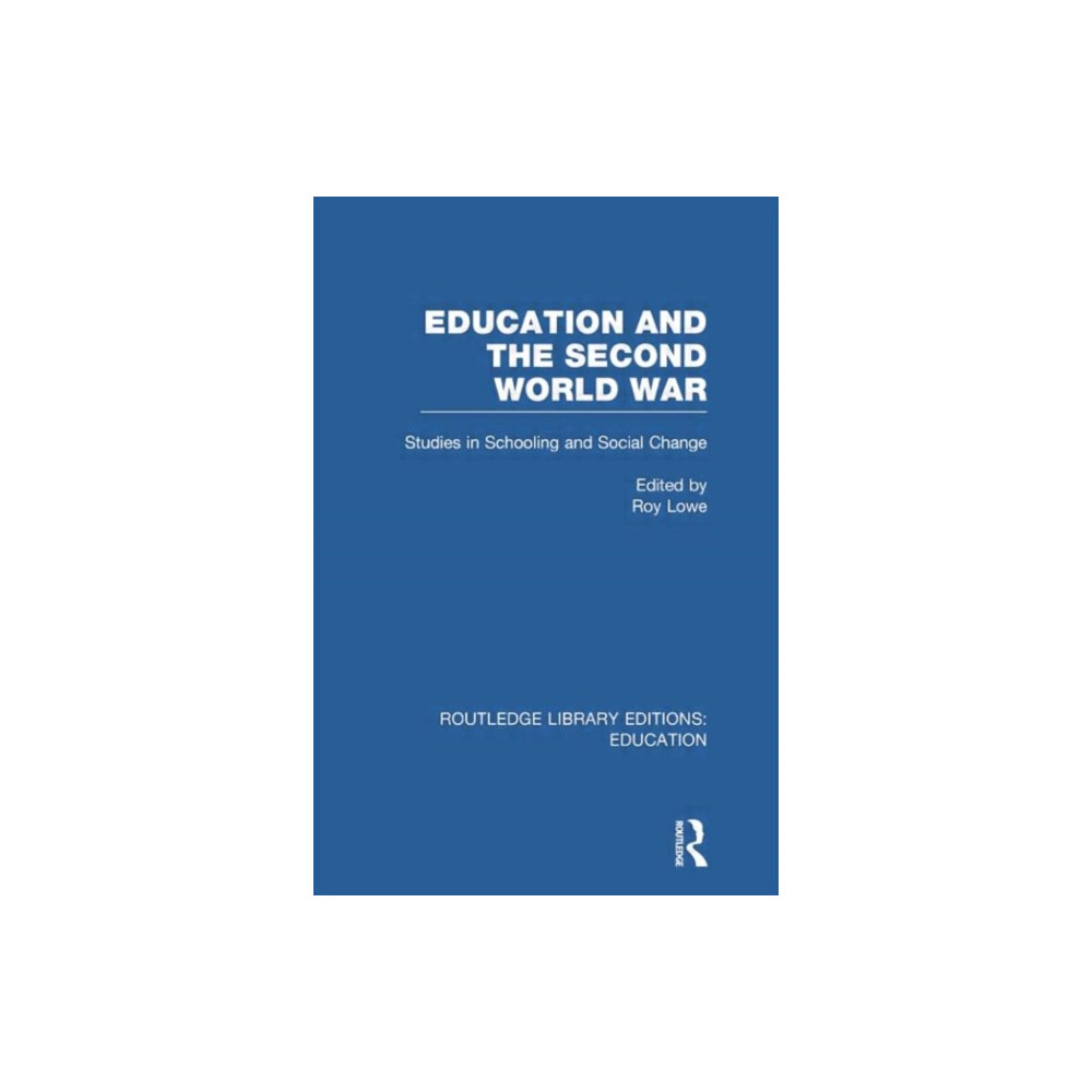 Produktbild för Education and the Second World War (häftad, eng)