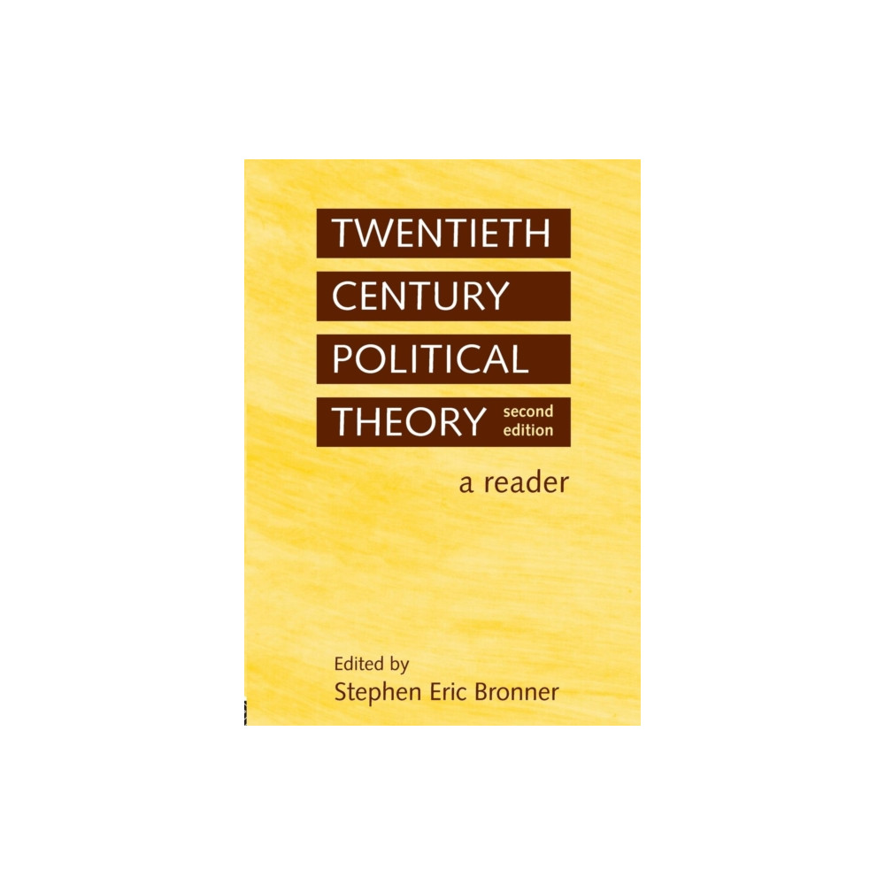 Produktbild för Twentieth Century Political Theory (häftad, eng)