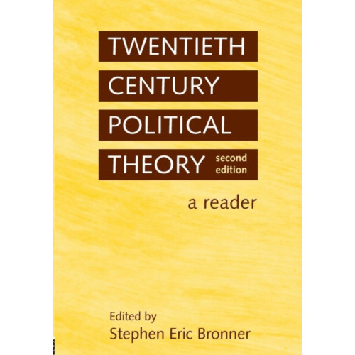 Taylor & francis ltd Twentieth Century Political Theory (häftad, eng)