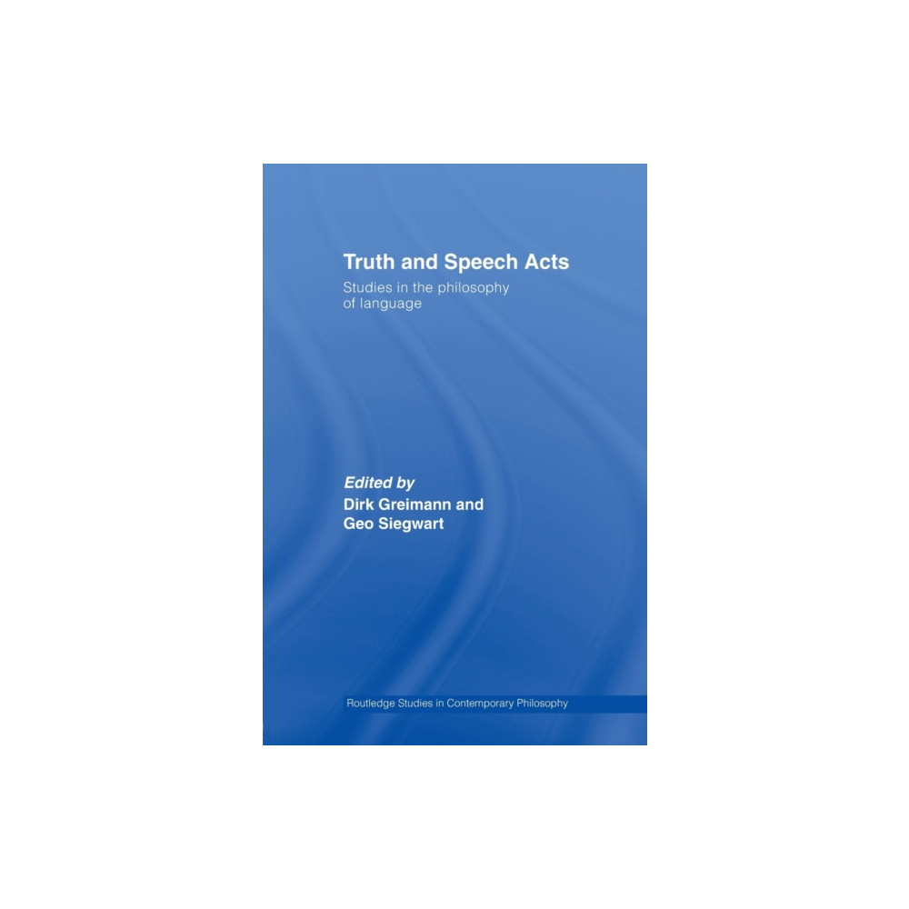 Produktbild för Truth and Speech Acts (häftad, eng)