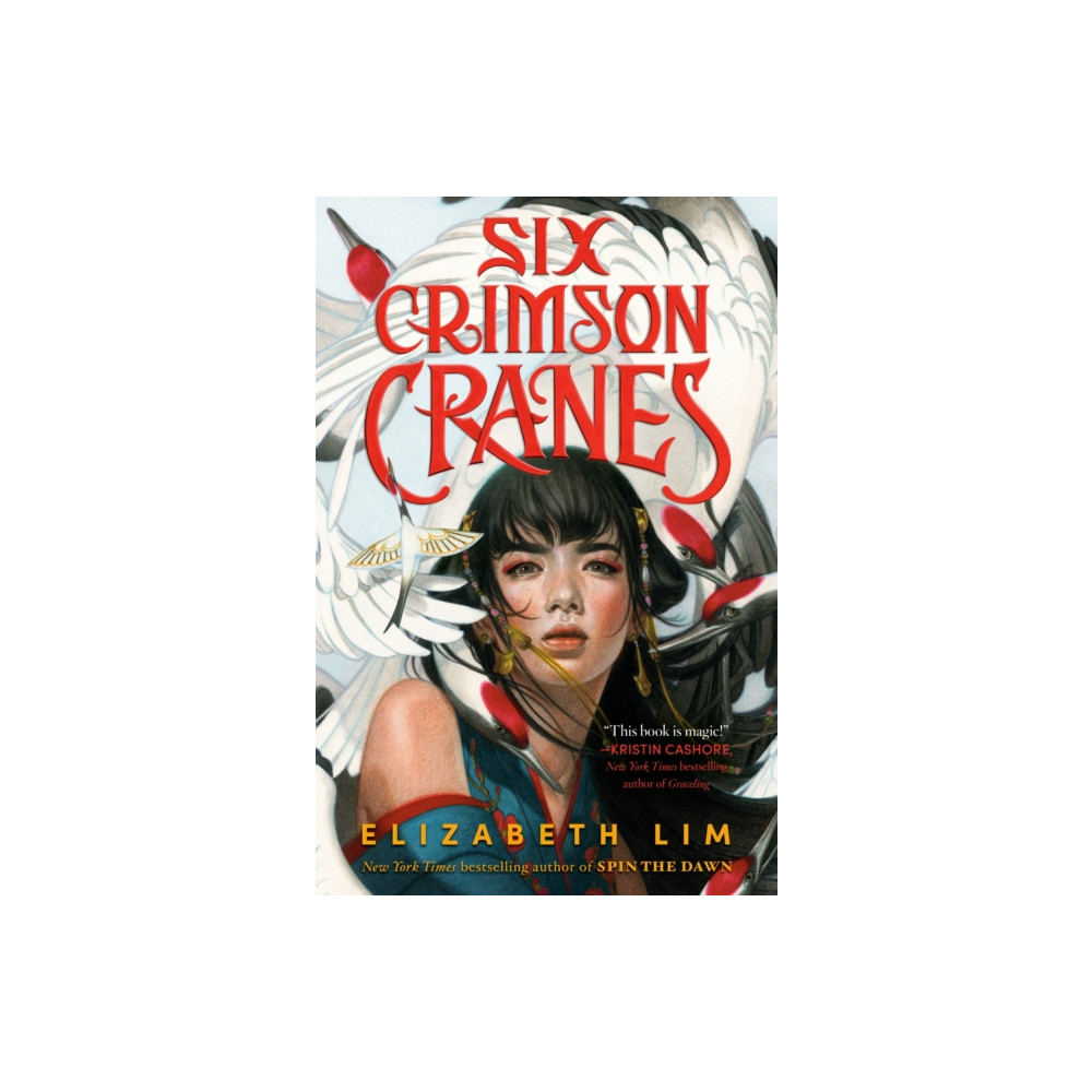 Produktbild för Six Crimson Cranes (häftad, eng)