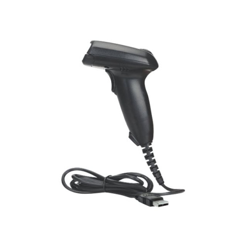 Manhattan Manhattan Long Range CCD Handheld Barcode Scanner, USB, 500mm Scan Depth, Cable 1.5m, Max Ambient Light 10,000 lux (sunlight), Black, Three Year Warranty, Box - streckkodsskanner