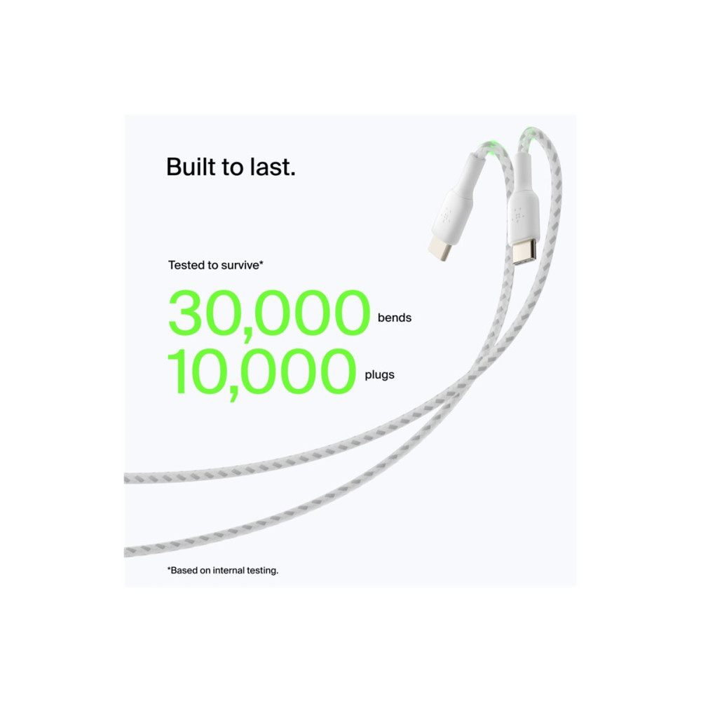 Produktbild för Belkin BoostCharge - USB typ C-kabel - USB-C till USB - 3 m