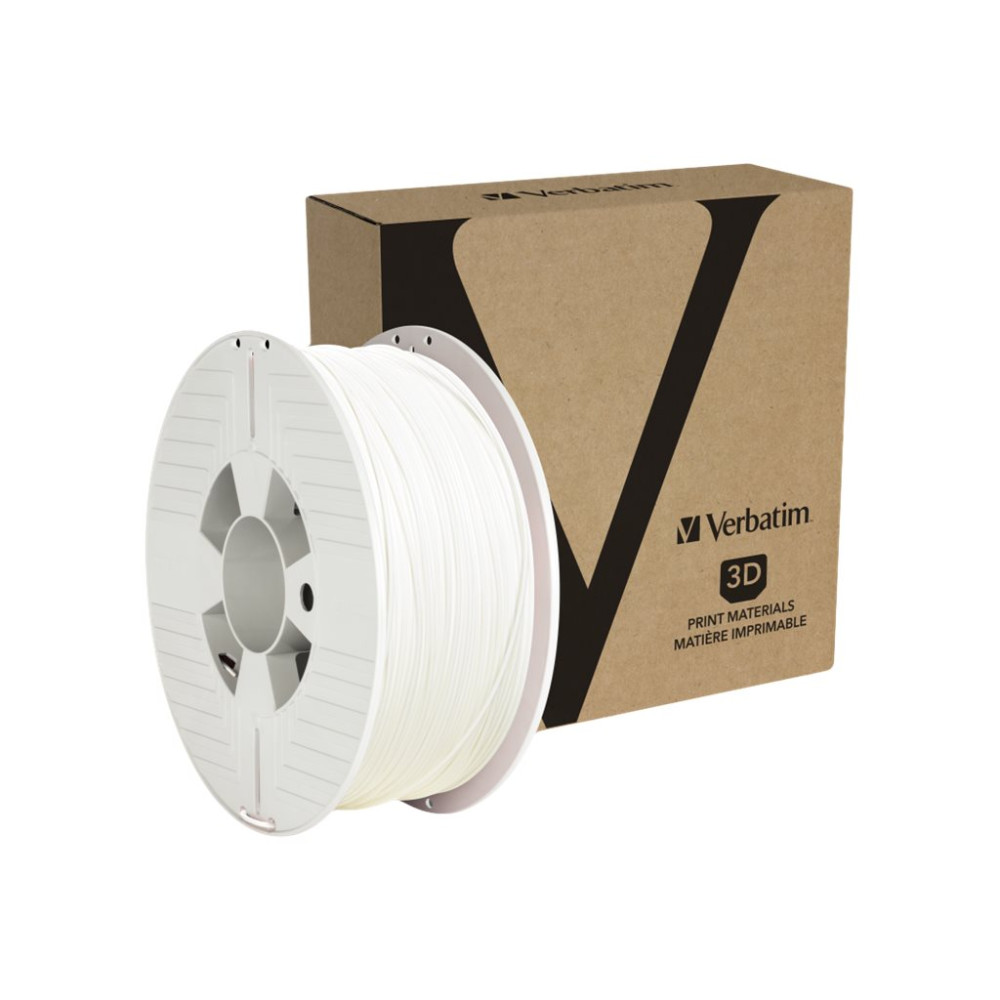 Produktbild för Verbatim - vit, RAL 9016 - PLA-fiber
