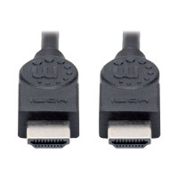 Produktbild för Manhattan HDMI Cable, 4K@30Hz (High Speed), 1.5m, Male to Male, Black, Ultra HD 4k x 2k, Fully Shielded, Gold Plated Contacts, Lifetime Warranty, Polybag - HDMI-kabel - 1.5 m