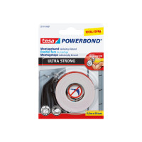 Produktbild för Tesa Powerbond Ultra Strong dubbelsidig tejp - 19 mm x 1.5 m