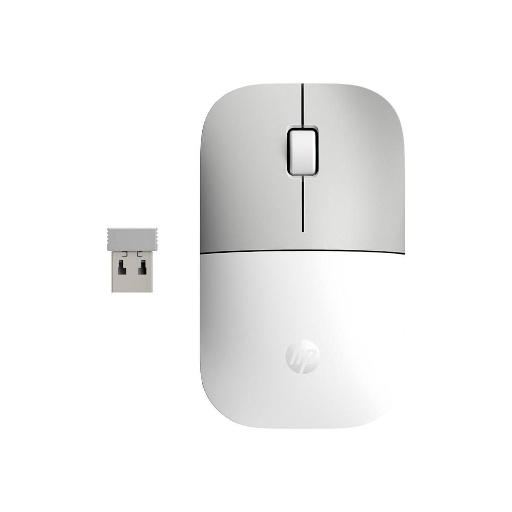 Produktbild för HP Z3700 - mus - 2.4 GHz - keramikvit