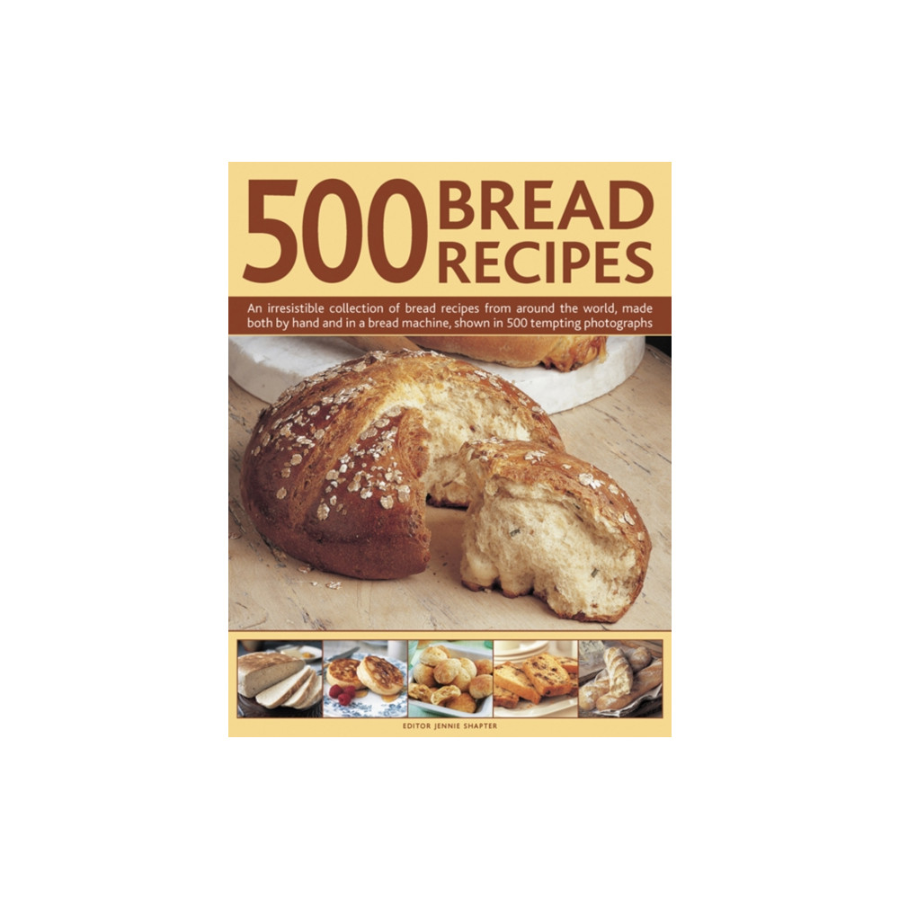 Produktbild för 500 Bread Recipes (inbunden, eng)