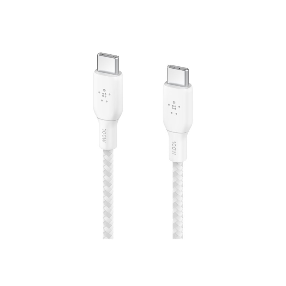 Produktbild för Belkin BoostCharge - USB typ C-kabel - USB-C till USB-C - 3 m