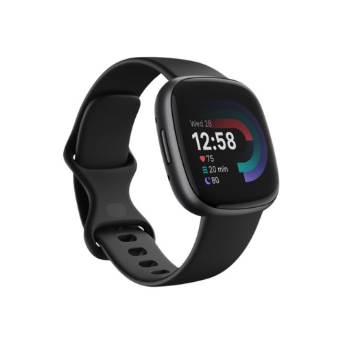 Fitbit Fitbit Versa 4 - grafit - smart klocka med band - svart