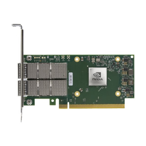 NVIDIA NVIDIA ConnectX-6 Dx EN - krypteringsskyddad med säker uppstart - nätverksadapter - PCIe 4.0 x16 - 100 Gigabit QSFP56 x 2