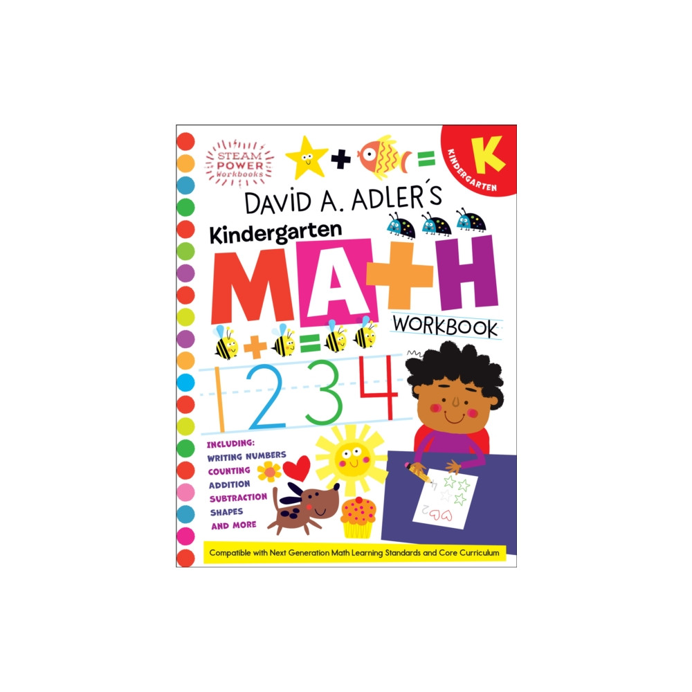 Produktbild för David A. Adler's Kindergarten Math Workbook (häftad, eng)