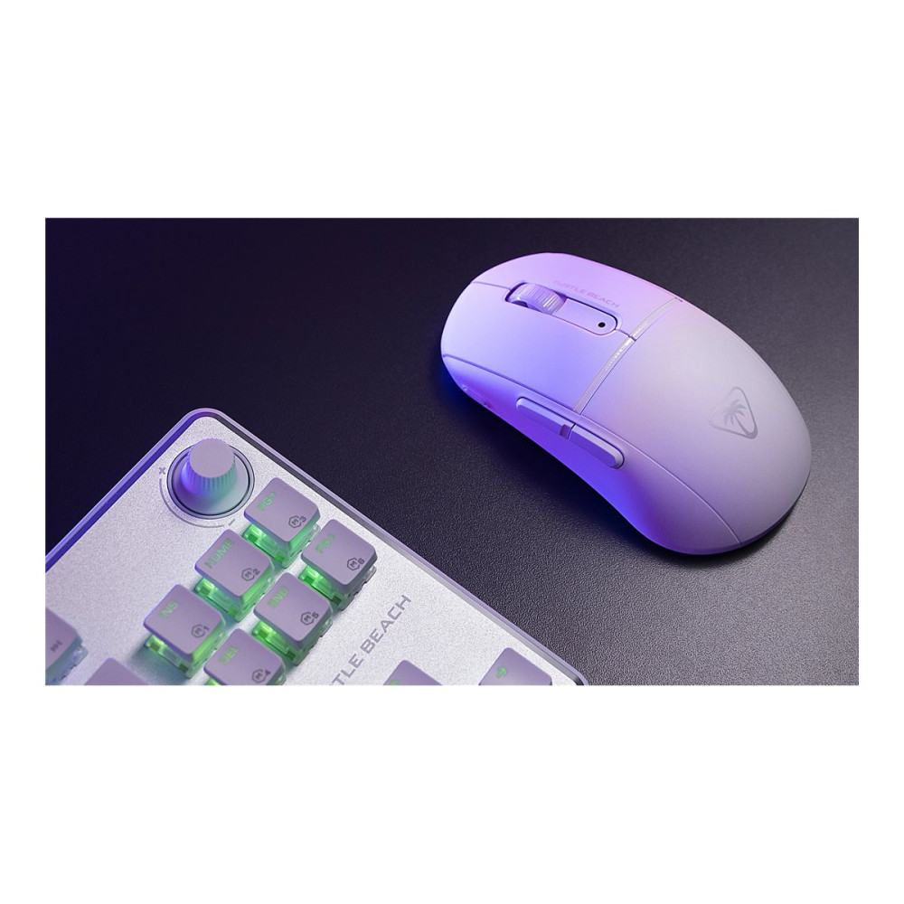 Produktbild för Turtle Beach Burst II Air - mus - 2.4 GHz, Bluetooth, USB-C - vit
