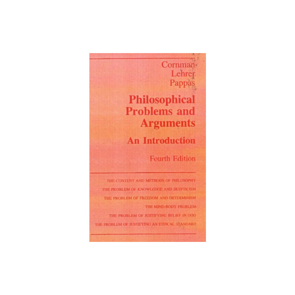 Produktbild för Philosophical Problems and Aurguments (häftad, eng)