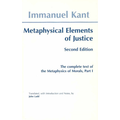 Hackett Publishing Co, Inc Metaphysical elements of Justice (häftad, eng)