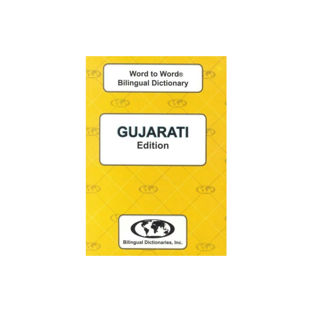 Produktbild för English-Gujarati & Gujarati-English Word-to-Word Dictionary (häftad, eng)