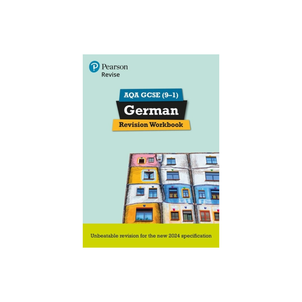 Produktbild för Pearson Revise AQA GCSE German Revision Workbook - for 2026, 2027 exams (häftad, eng)