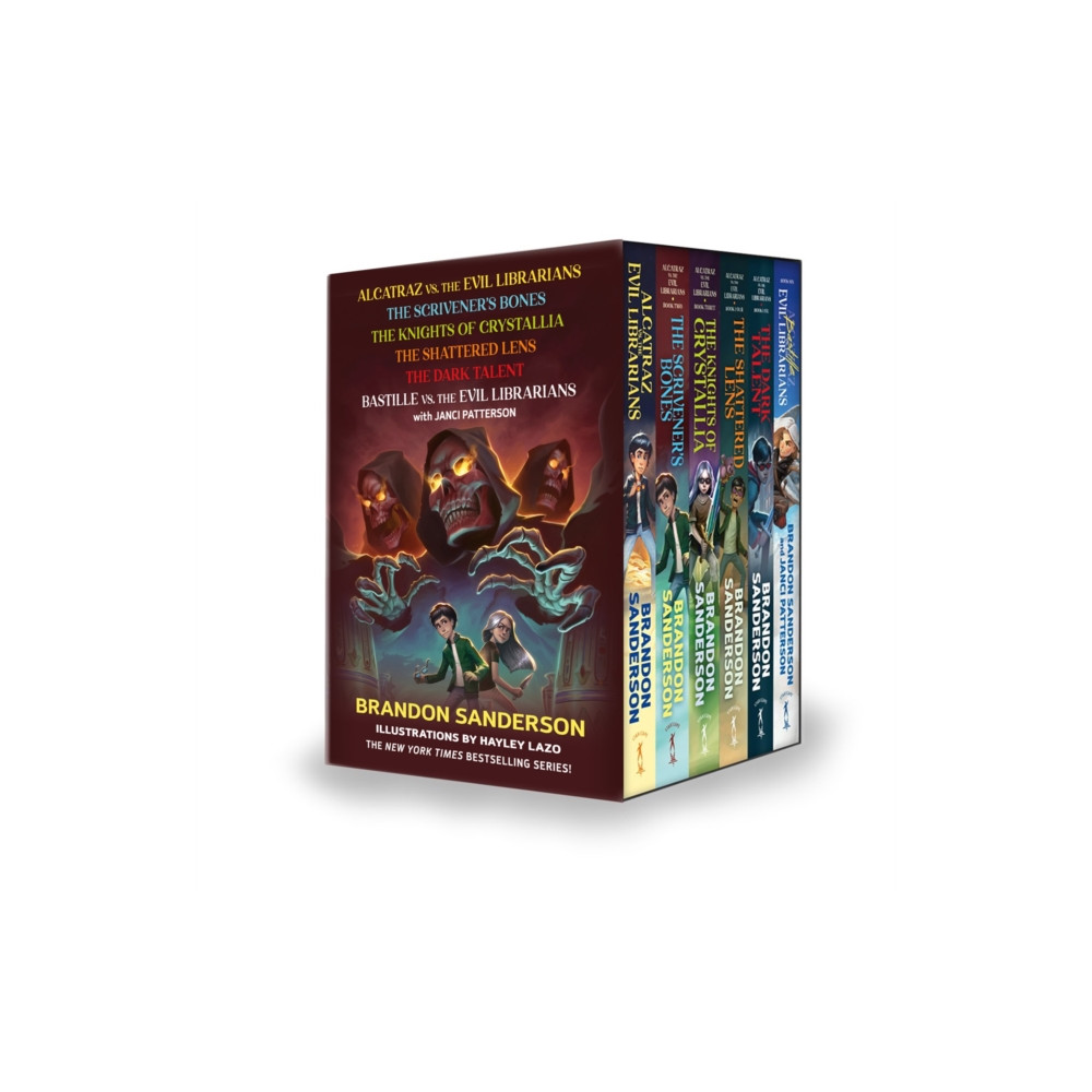 Produktbild för Alcatraz Versus the Evil Librarians TPB Boxed Set: Books 1-6