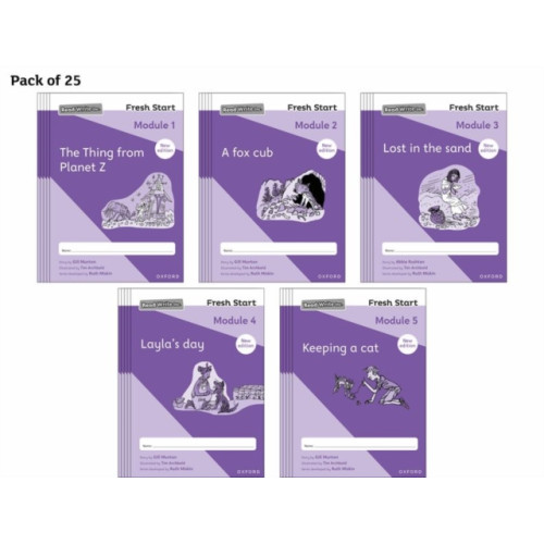 Oxford University Press Read Write Inc. Fresh Start: 2024 Modules 1-5 - Pack of 25 (häftad, eng)