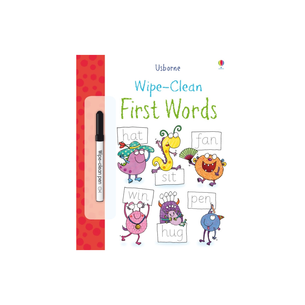 Produktbild för Wipe-Clean First Words (häftad, eng)